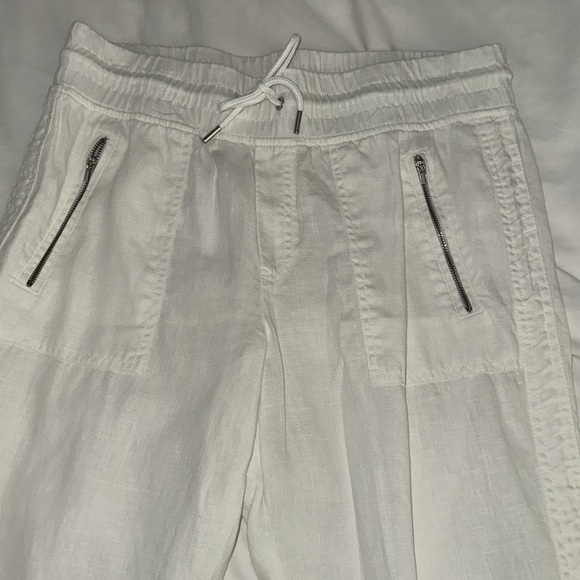 Athleta white linen jogger - Picture 3 of 5